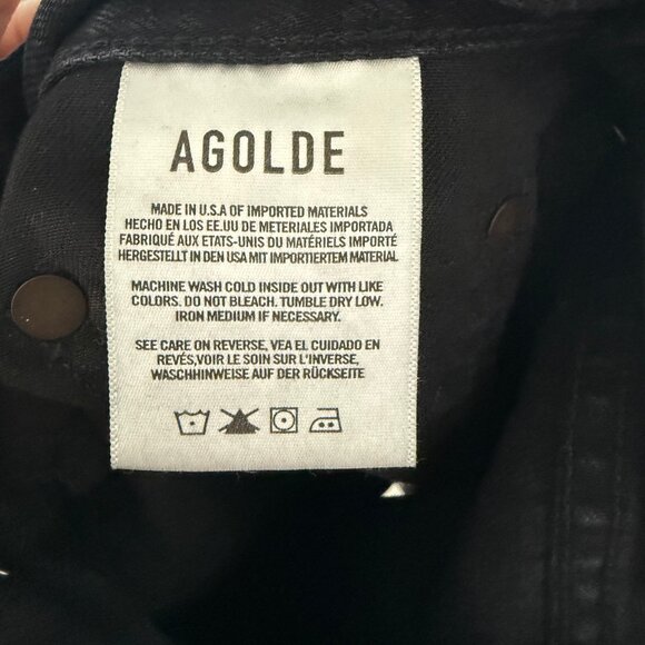 Agolde 90's Crop Jean in Bauhaus - Picture 5 of 6